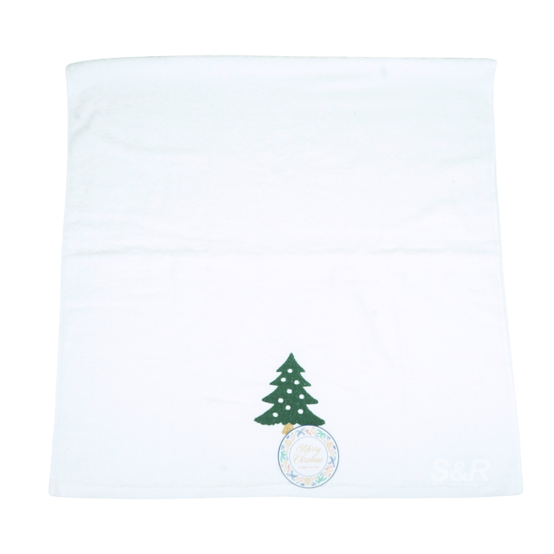 Caressa White Christmas 100% Cotton Bath Towel 27 x 54 in
